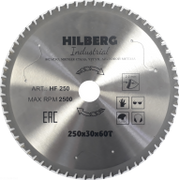 Диск пильный по металлу 250 мм серия Hilberg Industrial...