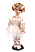 Кукла коллекционная Юная балерина , фарфор 41см...