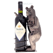 Подставка для бутылки Медведь, L17 W17 H29 см (29762)