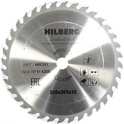Диск пильный по дереву 350 мм серия Hilberg Industrial...