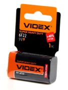 Батарейка КРОНА - Videx 6F22 9V VID-6F22-1SC (1...