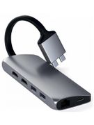 Хаб USB Satechi Type-C Dual Multimedia Adapter...