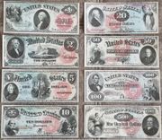 Качественные КОПИИ банкнот США c В/З 1869 год....
