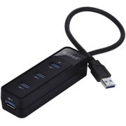 Хаб USB Orico W5PH4-U3-BK 4-Ports Black (232294)