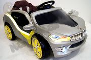 Детский электромобиль BMW O002OO VIP серебристый