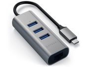 Хаб USB Satechi 3-Ports USB 3.0 and Ethernet port...
