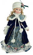 Кукла коллекционная Северина, фарфор 41см (10451)